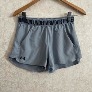 Under Armour women's small gray athletic shorts
